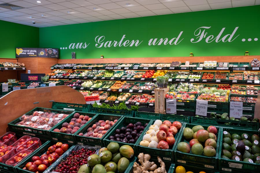 Obst und Gemueseabteilung